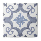 Carreau lavande tourbillonnant violet style méditerranéen (Devant)