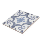 Carreau lavande tourbillonnant violet style méditerranéen (Côté)