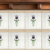 Carreau Lavande Tulipe Décor Mur Nouveau Art Déco Gibbons