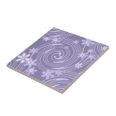 Carreau Lavandre violette tourbillon couleur fleurs flore (Côté)