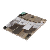 Carreau Lave-linge, étendoir en céramique (Côté)