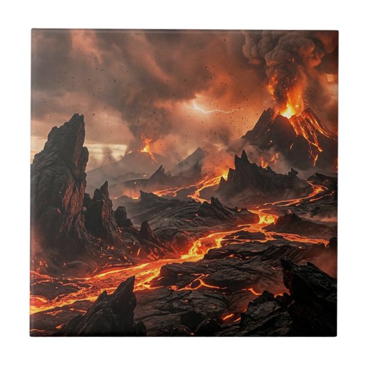 Carreau Lave volcanique (Devant)
