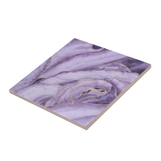 Carreau Lavender Marble Rose (Côté)