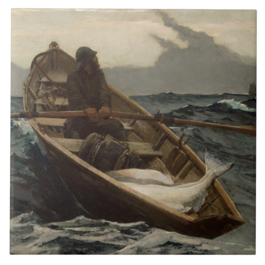 Carreau L'avertissement de brouillard (par Winslow Homer) (Devant)