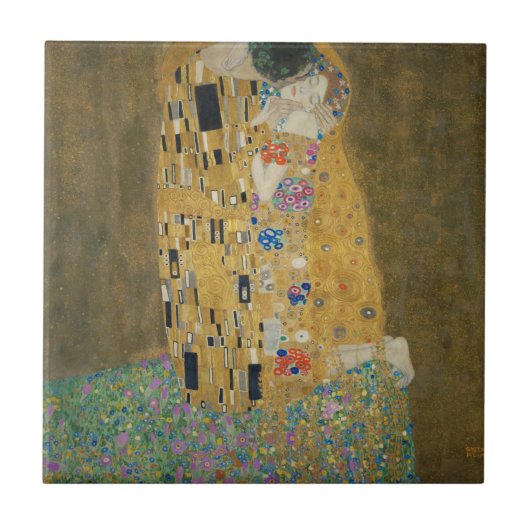 Carreau Le baiser - Gustav Klimt (Devant)