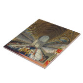 Carreau Le banquet royal, premier cours, d'un album cel (Côté)