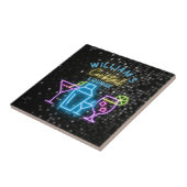 Carreau Le bar-salon Neon Look Retro Cocktail (Côté)