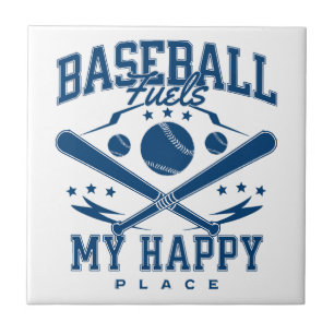 Carreau Le baseball alimente mon endroit heureux
