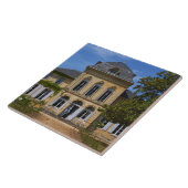 Carreau Le bâtiment principal du château, rénové par (Côté)