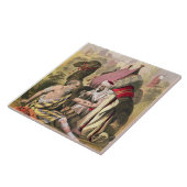 Carreau Le bon Samaritain, d'une bible imprimée par (Côté)