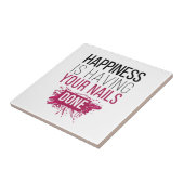 Carreau Le bonheur mignon a vos clous faits (Côté)