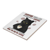 Carreau Le Café Écrit À L'Arrière Est Eeffoc Sait Juste Qu (Côté)