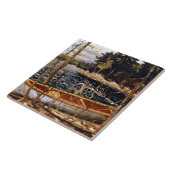 Carreau Le canoé, art par Tom Thomson (Côté)