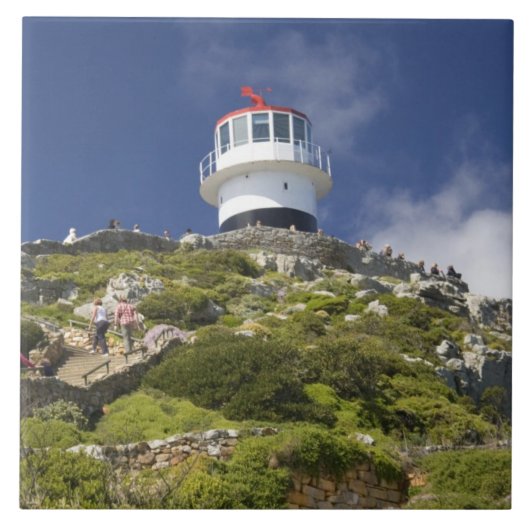 Carreau Le Cap, Afrique du Sud. Un phare sur la (Devant)
