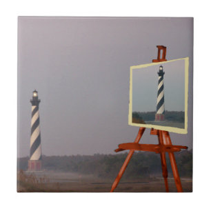CARREAU LE CAP HATTERAS LIGHTHOUSE-TILE