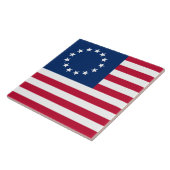 Carreau Le Cercle des étoiles, drapeau américain par Betsy (Côté)