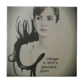 Carreau Le changement n'est pas un spectateur Sport Art Im (Devant)