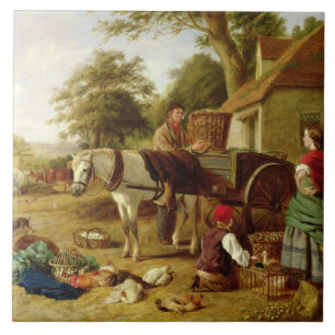 Carreau Le chariot du marché, 1864 (huile sur la toile)