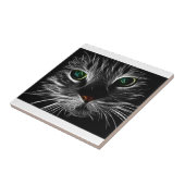 Carreau Le chat "électrique" (Côté)