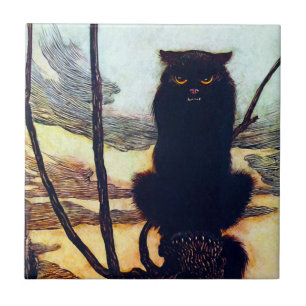 Carreau Le chat noir