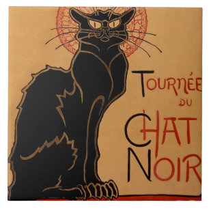 Carreau « Le Chat Noir » par Theophile Steinlen