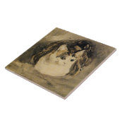 Carreau Le chat (par Gwen John) (Côté)