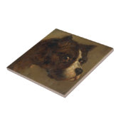 Carreau Le chef d'un Bulldog (par Théodore Géricault) (Côté)