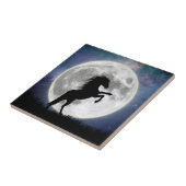 Carreau Le cheval et la lune blanche (Côté)