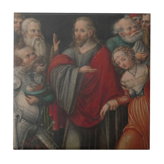 Carreau Le Christ et l'adultère (Devant)
