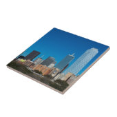 Carreau Le ciel de Dallas au Texas au coucher du soleil (Côté)