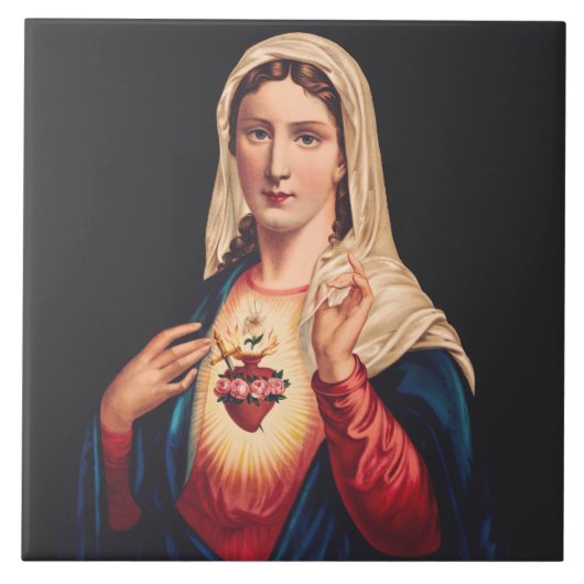 Carreau Le Coeur Immaculé de Marie (Devant)