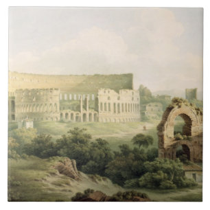 Carreau Le Colosseum, Rome, 1802 (la semaine au-dessus du