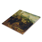 Carreau Le Coppermine (huile sur le panneau) (Côté)