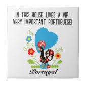 Carreau Le coq portugais (Devant)