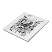 Carreau Le Corbeau noir (Côté)