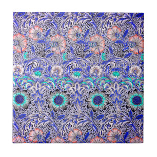 Carreau Le Corncockle de vintage Blue William Morris