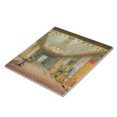 Carreau Le couloir ou la longue galerie dans sa phase (Côté)