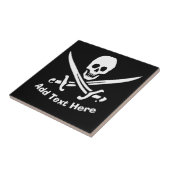 Carreau Le crâne, l'épée Abstraite, hollandaise Look, Pers (Côté)