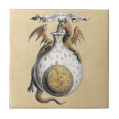 Carreau Le creuset du dragon (Devant)