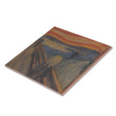 Carreau Le cri de la nature par Edvard Munch 1893 (Côté)