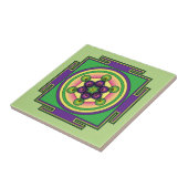 Carreau Le Cube de Metatron Mandala (Côté)