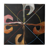 Carreau Le Cygne, Groupe IX, No 7 par Hilma af Klint (Devant)