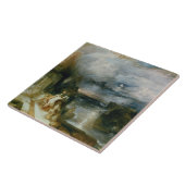 Carreau Le départ du héros et du Leander (huile sur la (Côté)