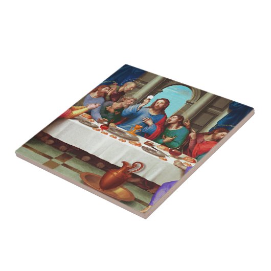 Carreau Le dernier dîner (Côté)