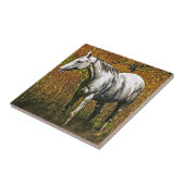 Carreau Le design animal équin de l'amateur de chevaux (Côté)