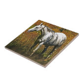 Carreau Le design animal équin de l'amateur de chevaux (Côté)