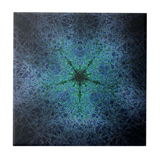 Carreau Le design magique des galaxies en céramique (Devant)