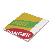 Carreau Le diesel de danger peut (Côté)