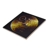 Carreau Le disque d'or de Voyager (Côté)