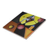 Carreau Le docteur de la peste - Peinture à l'huile (Côté)